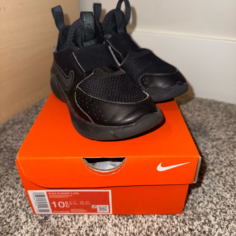 Nike Black Athletic Slip-On Sneakers